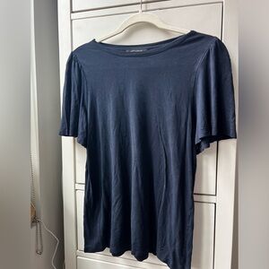 Flowy Navy Banana Republic Blouse - Size M